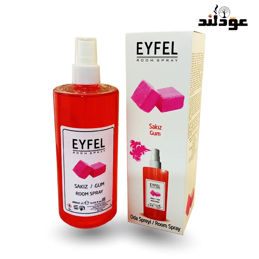 اسپری خوشبوکننده ایفل رایحه آدامس (Eyfel Gum) حجم ۴۰۰ میل