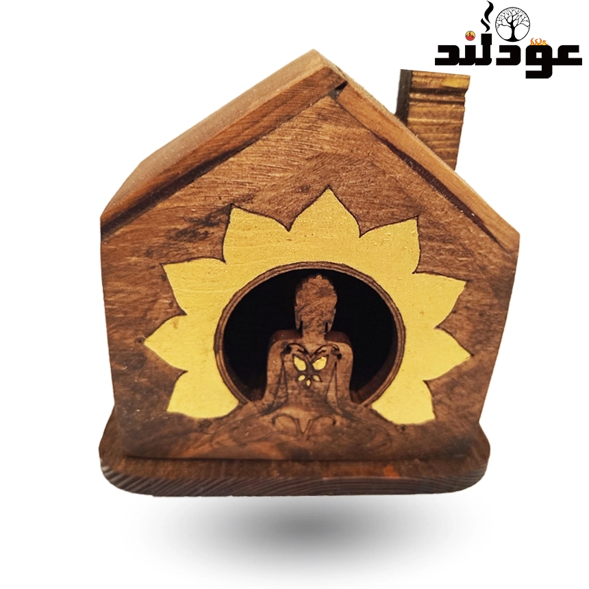 جاعودی چوبی مخروطی طرح کلبه کد ۳۳۵۲