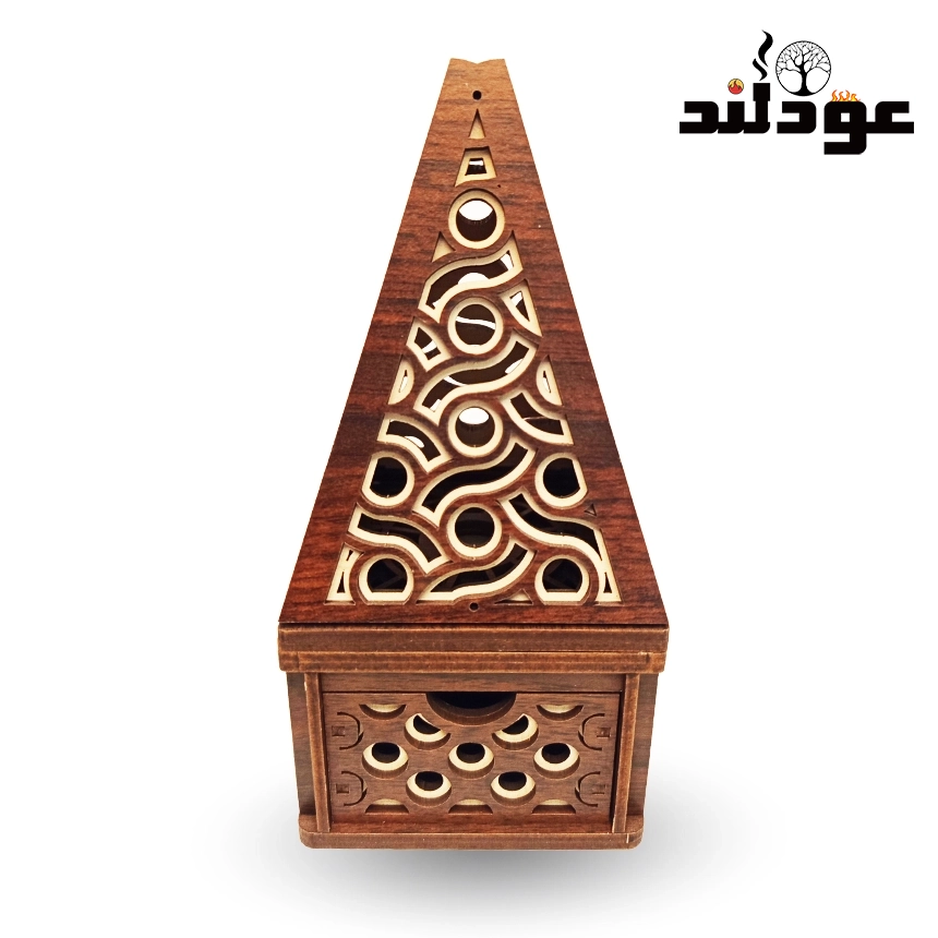 جاعودی مخروطی چوبی مدل کلبه کد ۳۲۶۶