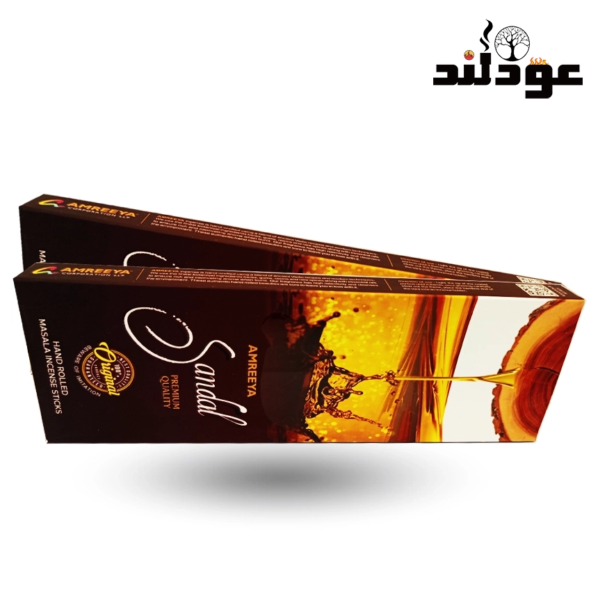 عود دستساز صندل عسل برند آمریا (Amreeya)